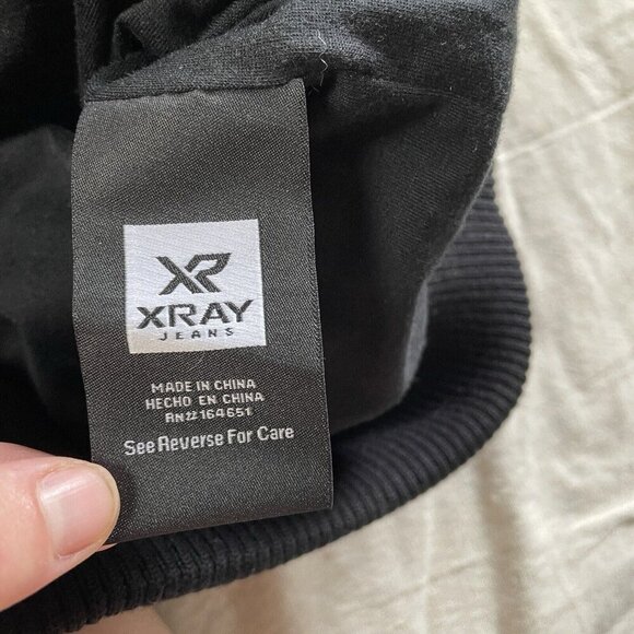 X RAY Lightly Padded Hybrid Sweater Jacket Men 3XL Black Quilted Shacket Outdoor - Picture 7 of 11